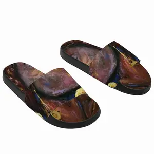 Men Fire Flame Slip On Slippers