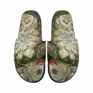 Men Flowers Slip On Slippers