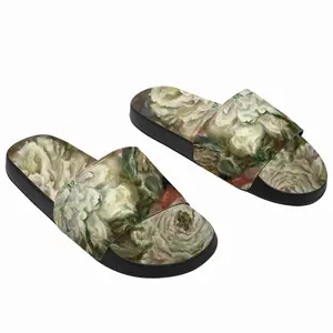 Men Flowers Slip On Slippers