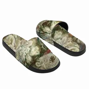 Men Flowers Slip On Slippers