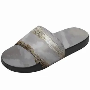 Men Gold Waves Slip On Slippers