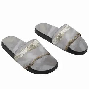 Men Gold Waves Slip On Slippers