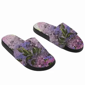 Men Lilac Slip On Slippers