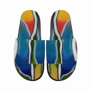 Men White Birch Slip On Slippers