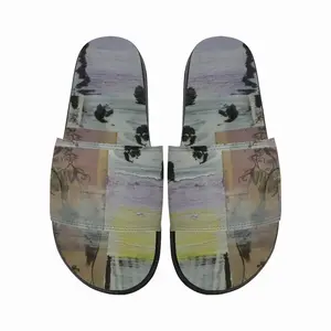 Men Memories In White 3 Slip On Slippers