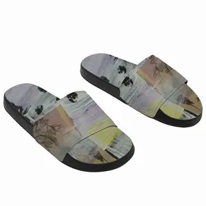 Men Memories In White 3 Slip On Slippers