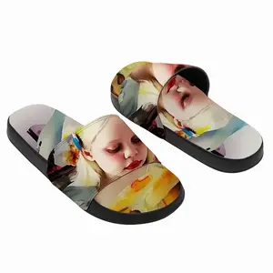 Men Shy Girl Slip On Slippers