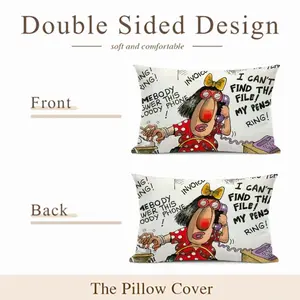 For Fetus Sake Polyester Pillow (Rectangle, Multi-Size)