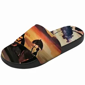 Men Safe Crossover Slip On Slippers