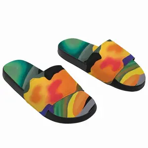 Men Floral Blend Slip On Slippers