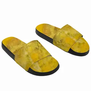 Men Yellow Slip On Slippers