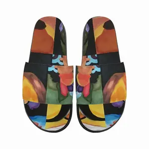 Men Windows Slip On Slippers