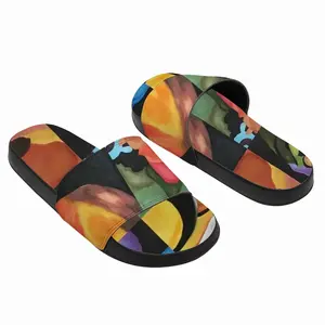 Men Windows Slip On Slippers