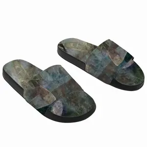 Men Shapes And Square Slip On Slippers