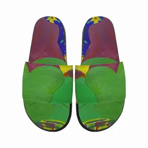 Men Green Woman Slip On Slippers