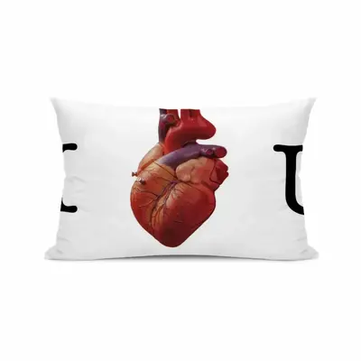 I Love You Polyester Pillow (Rectangle, Multi-Size)