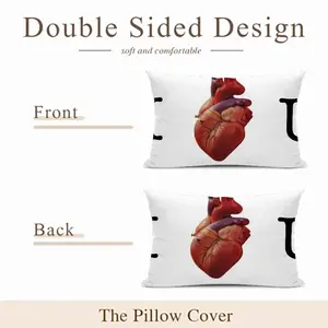 I Love You Polyester Pillow (Rectangle, Multi-Size)