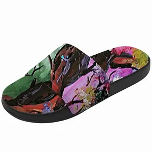 Men Colorful Family Tree Slip On Slippers