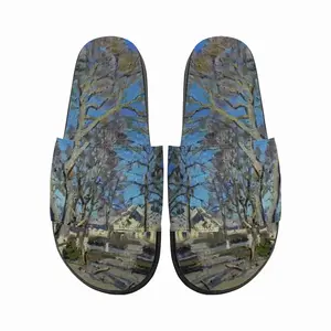 Men Sunny Day In Yaroslavl Slip On Slippers