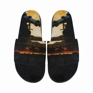 Men River Of Metal Slip On Slippers