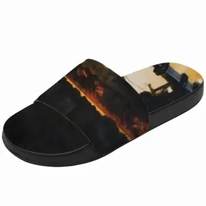 Men River Of Metal Slip On Slippers