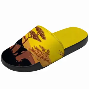 Men African Safari Slip On Slippers