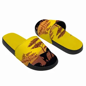 Men African Safari Slip On Slippers