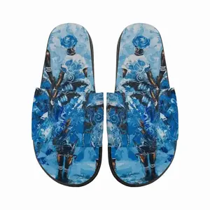 Men Women In Blue Ii Slip On Slippers