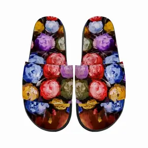 Men Beautiful Like Roses Slip On Slippers