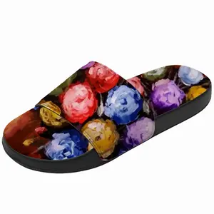 Men Beautiful Like Roses Slip On Slippers