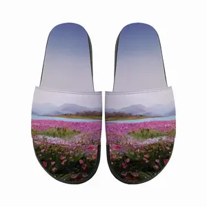 Men Pink Evening Slip On Slippers