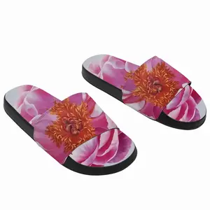 Men Coral Charm Peony Slip On Slippers