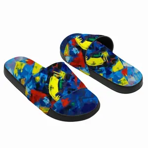 Men Beautiful Floral Slip On Slippers