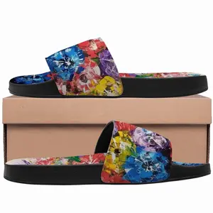 Men Flower Bouquet Slip On Slippers