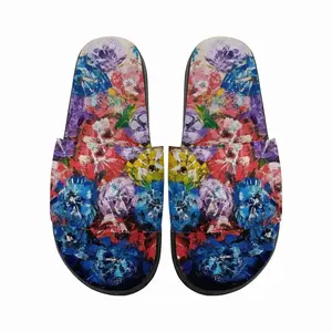 Men Flower Bouquet Slip On Slippers