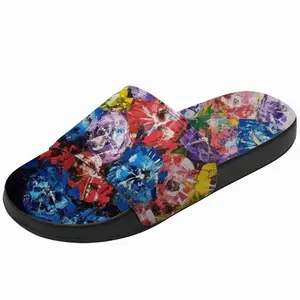 Men Flower Bouquet Slip On Slippers