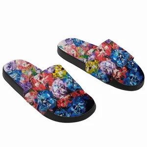 Men Flower Bouquet Slip On Slippers