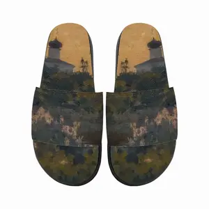 Men Golden Sunset Slip On Slippers