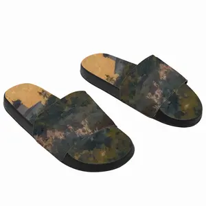 Men Golden Sunset Slip On Slippers