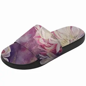 Men Flowers Glowing Slip On Slippers