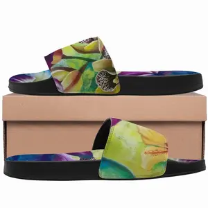 Men Tropical Splash Slip On Slippers