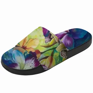 Men Tropical Splash Slip On Slippers