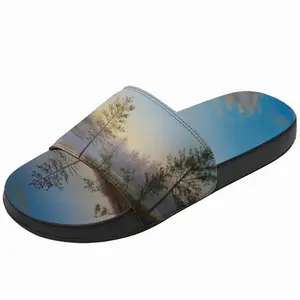 Men Sunset On The Lake Slip On Slippers