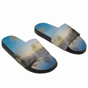 Men Sunset On The Lake Slip On Slippers