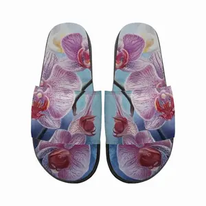 Men Orchid Charm Slip On Slippers