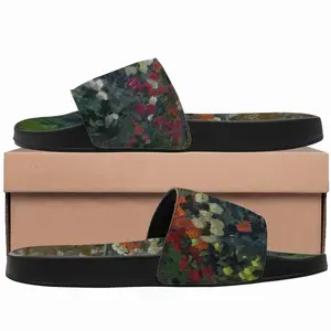 Men The Autumn Flowers Slip On Slippers