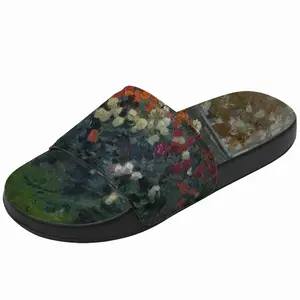 Men The Autumn Flowers Slip On Slippers