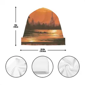 Setting Sun Of Tranquility Skull Cap