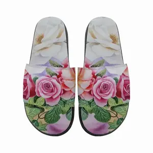 Men Roses In The Garden Slip On Slippers