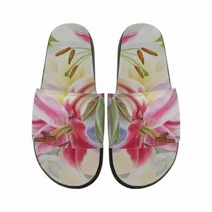 Men Poetry Of Flowers Slip On Slippers